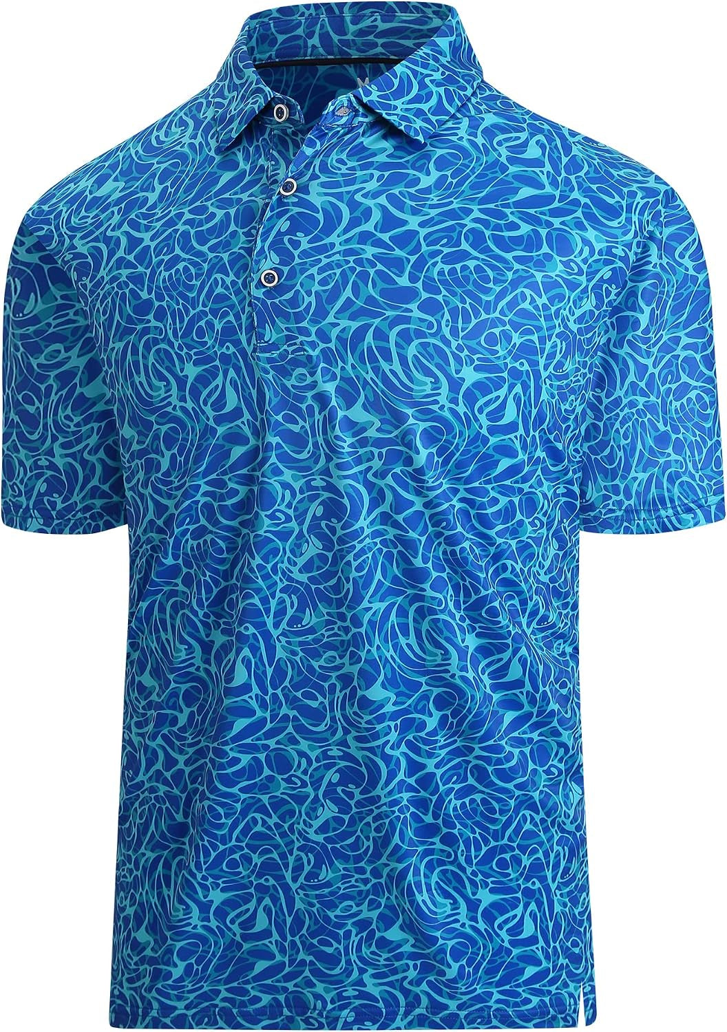 Premium Golf Shirts for Men Dry Fit Performance Polo Short Sleeve Collared Shirt