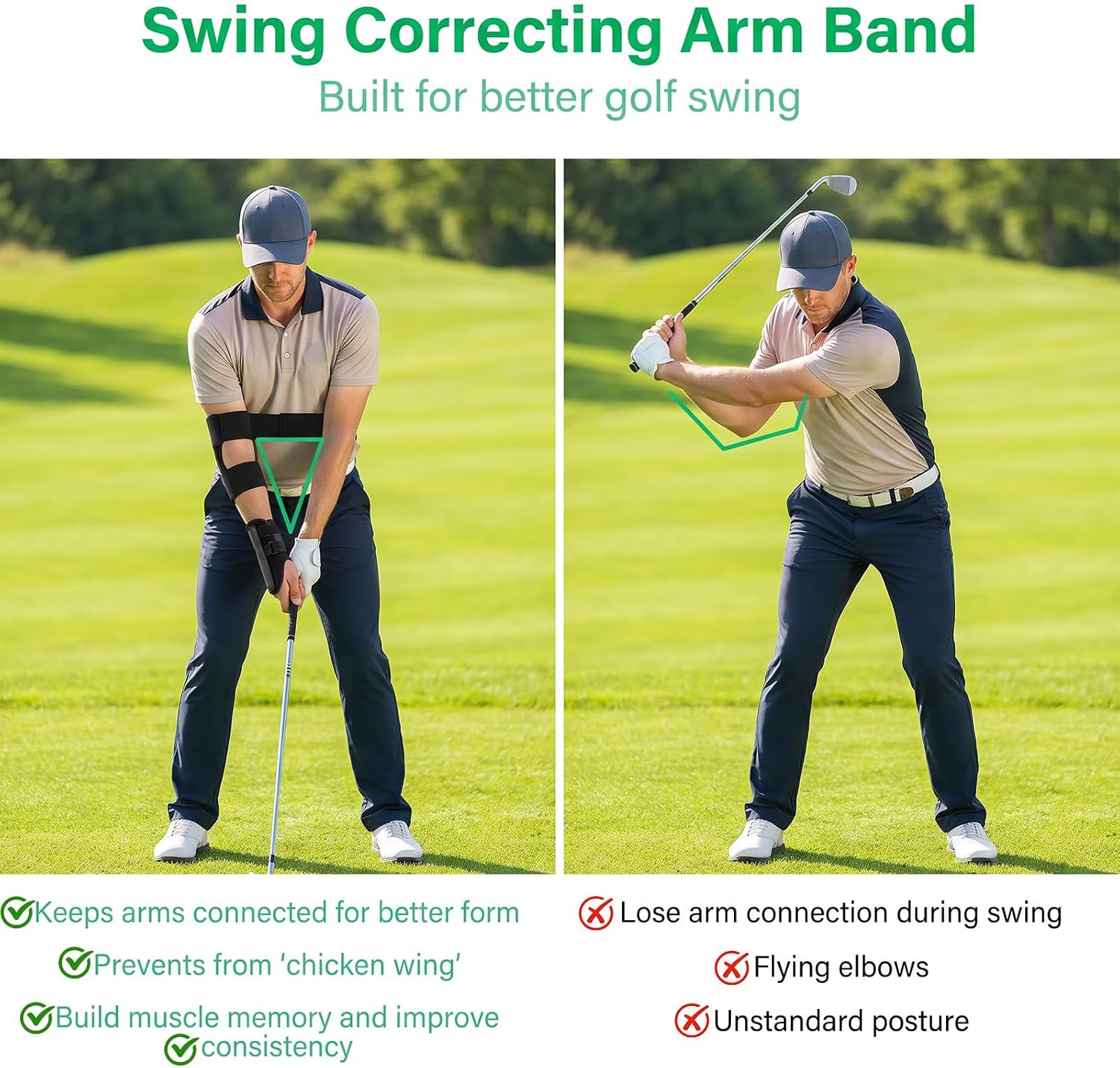 Golf Wrist Training Aid Golf Training Aid Arm Band Wrist Trainer
