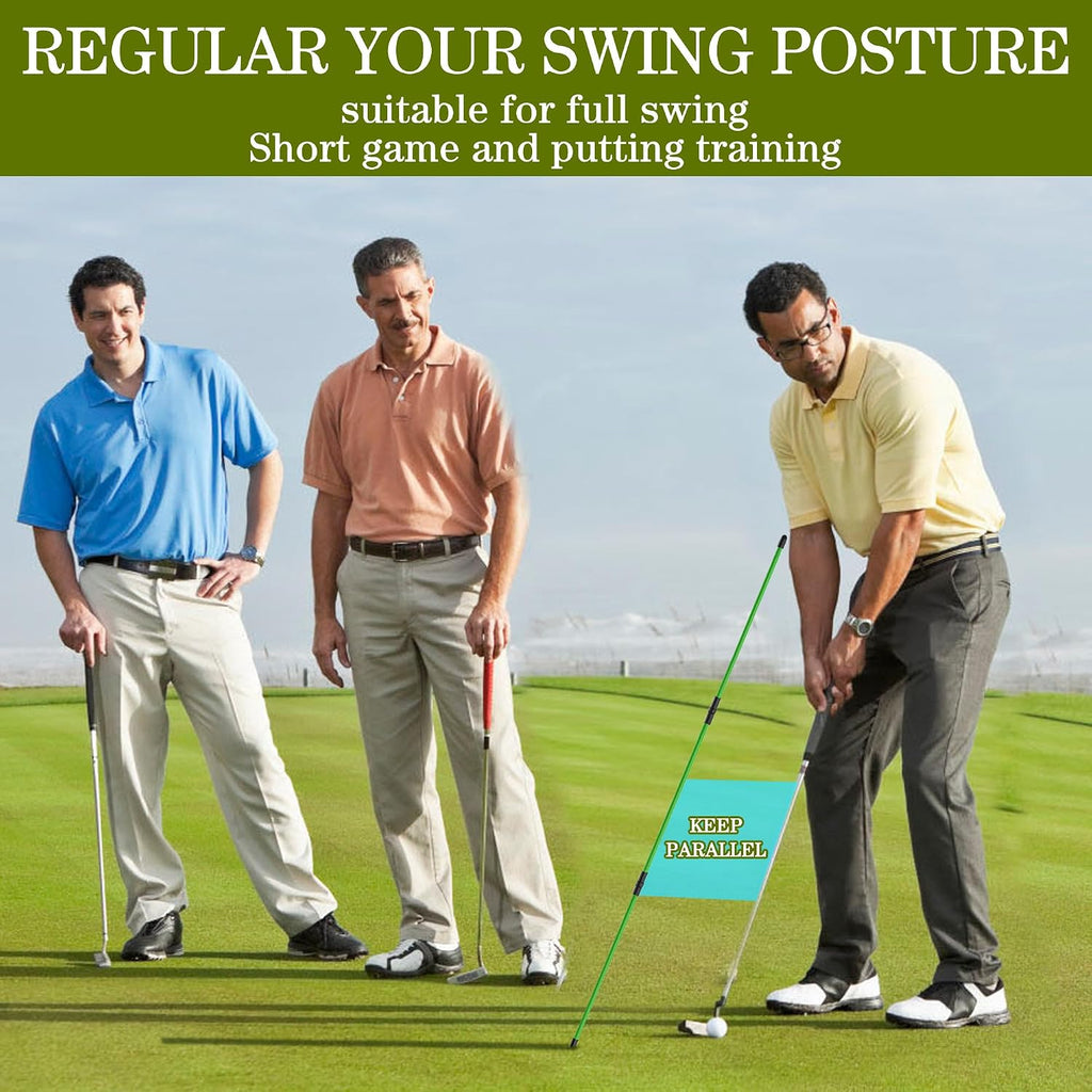 2 Pack 48" Golf Alignment Sticks,For Aiming,Putting,Swing