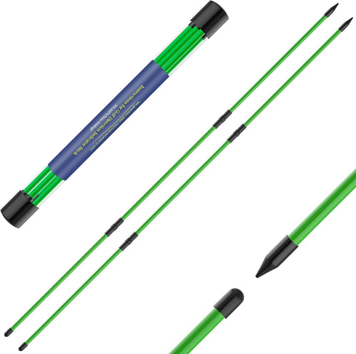 2 Pack 48" Golf Alignment Sticks,For Aiming,Putting,Swing