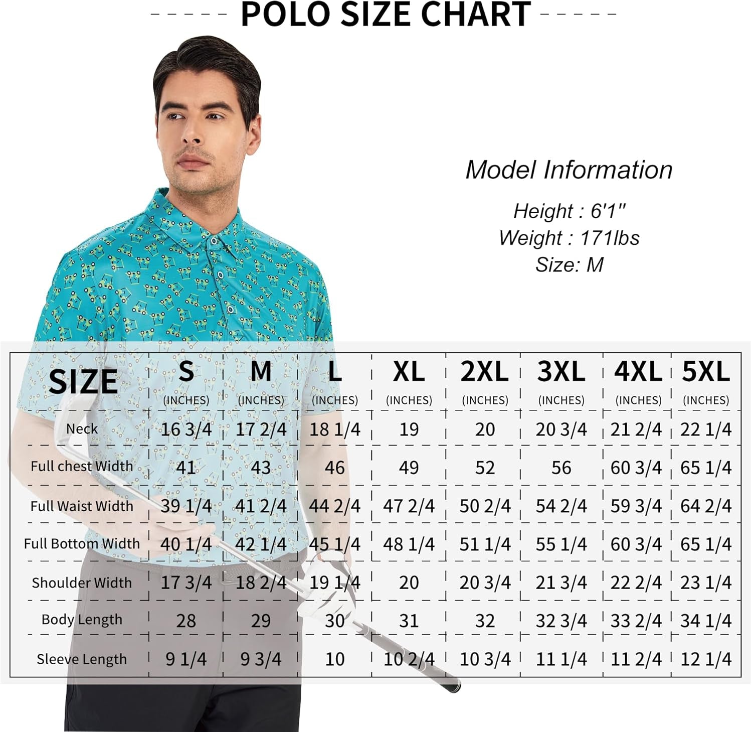 Premium Golf Shirts for Men Dry Fit Performance Polo Short Sleeve Collared Shirt
